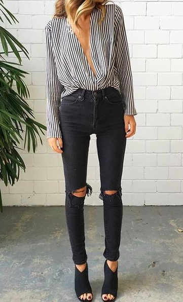 170+ Ways to Wear Black Jeans - Unique Outfits to Copy Right Now | MCO