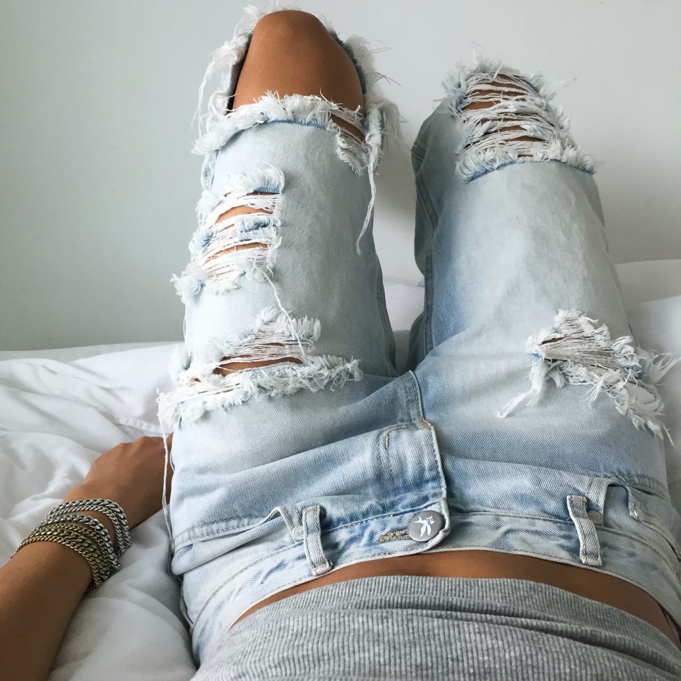 cute ripped jeans cheap