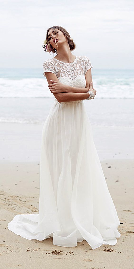 60+ Absolutely Stunning Beach Wedding Dresses MCO