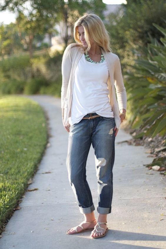 30+ Cute Outfits with Boyfriend Jeans | MCO