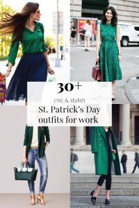 30+ Chic St Patrick's Day Outfits for Work | MCO