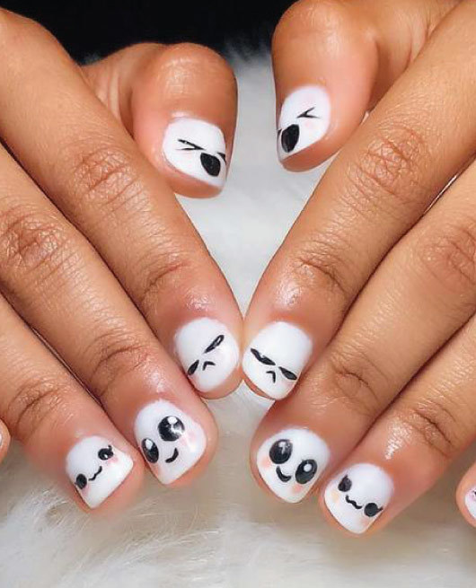 22 Easy Emoji Nail Art Designs for Back to School 2018 | MCO